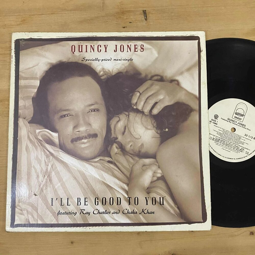 Quincy Jones Featuring Ray Charles & Chaka Khan 33RPM VG+ AJ37